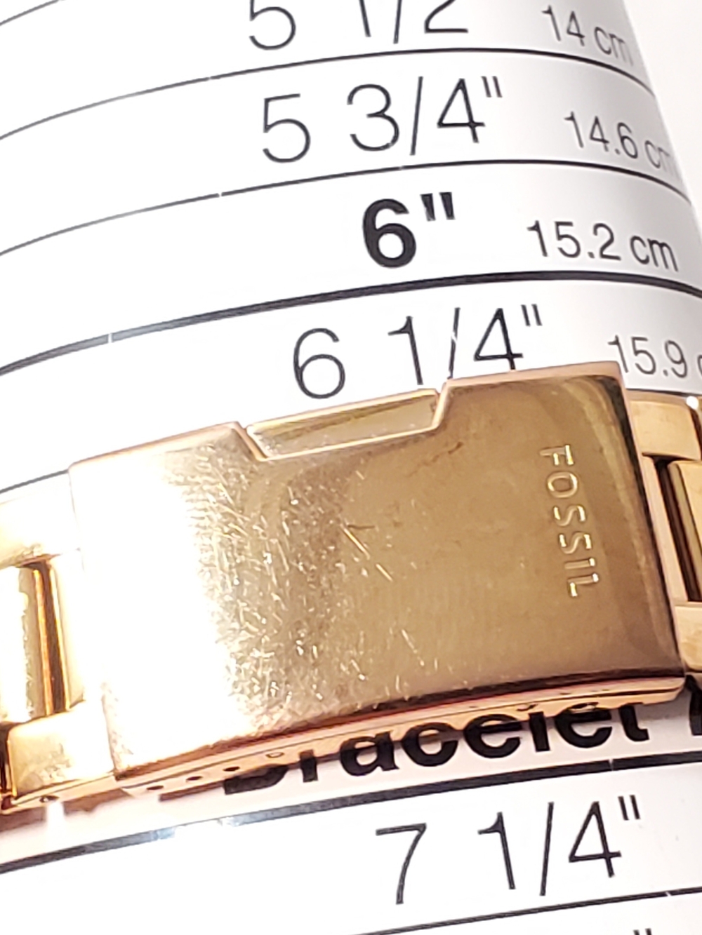 Fossil Cecile Women's Rose Gold Tone Day Date Quartz Watch Roman Numerals - Picture 10 of 10